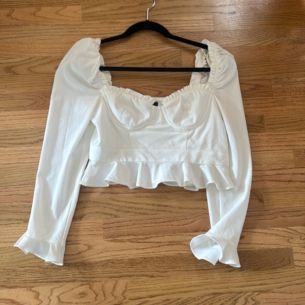 MAJORELLE Corie Top In White